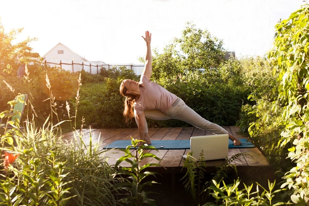 How to create a serene yoga garden