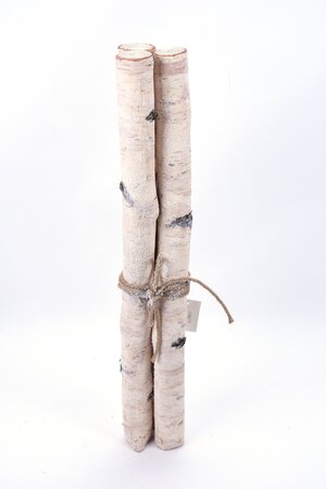 3 Faux Birch Logs