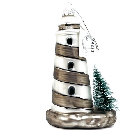 Lighthouse w/ Tree  Ornament