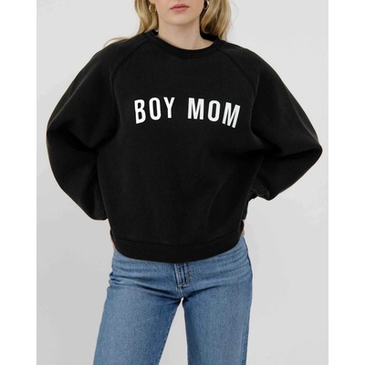 Acid Black Boy Mom Crew