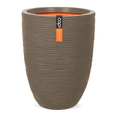 CAPI Rib Elegant Low Vase