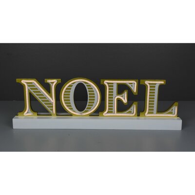 Gold Noel LED Tabletop