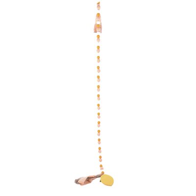 Wood Beads Lemon Garland