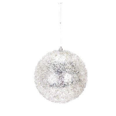 Iced Ball Bead Ornament