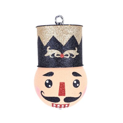 Blk/Gld Nutcracker Ornament