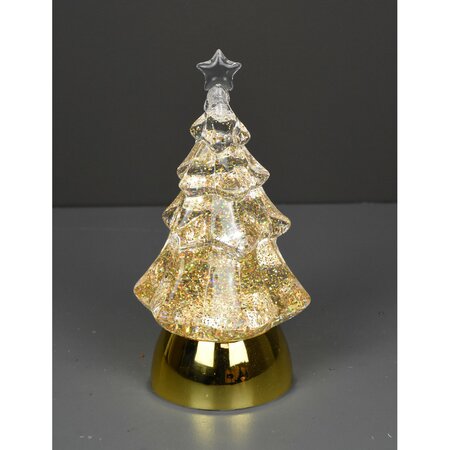 Gold Acrylic LED Tree