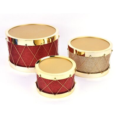 Glitter Red/Gold Drum