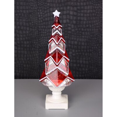 Red Acrylic Lighted Tree