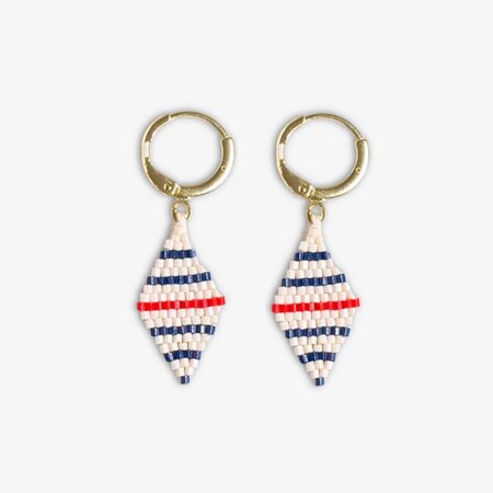 Carmen Earrings Navy