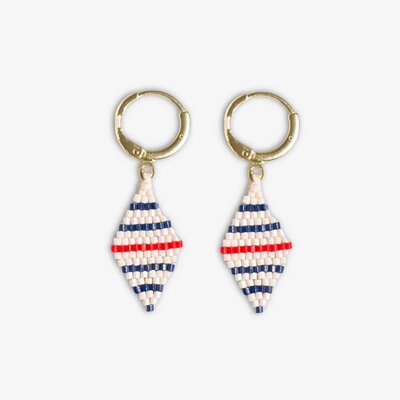 Carmen Earrings Navy