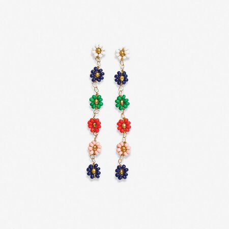 Flower Bead Earring Tropez