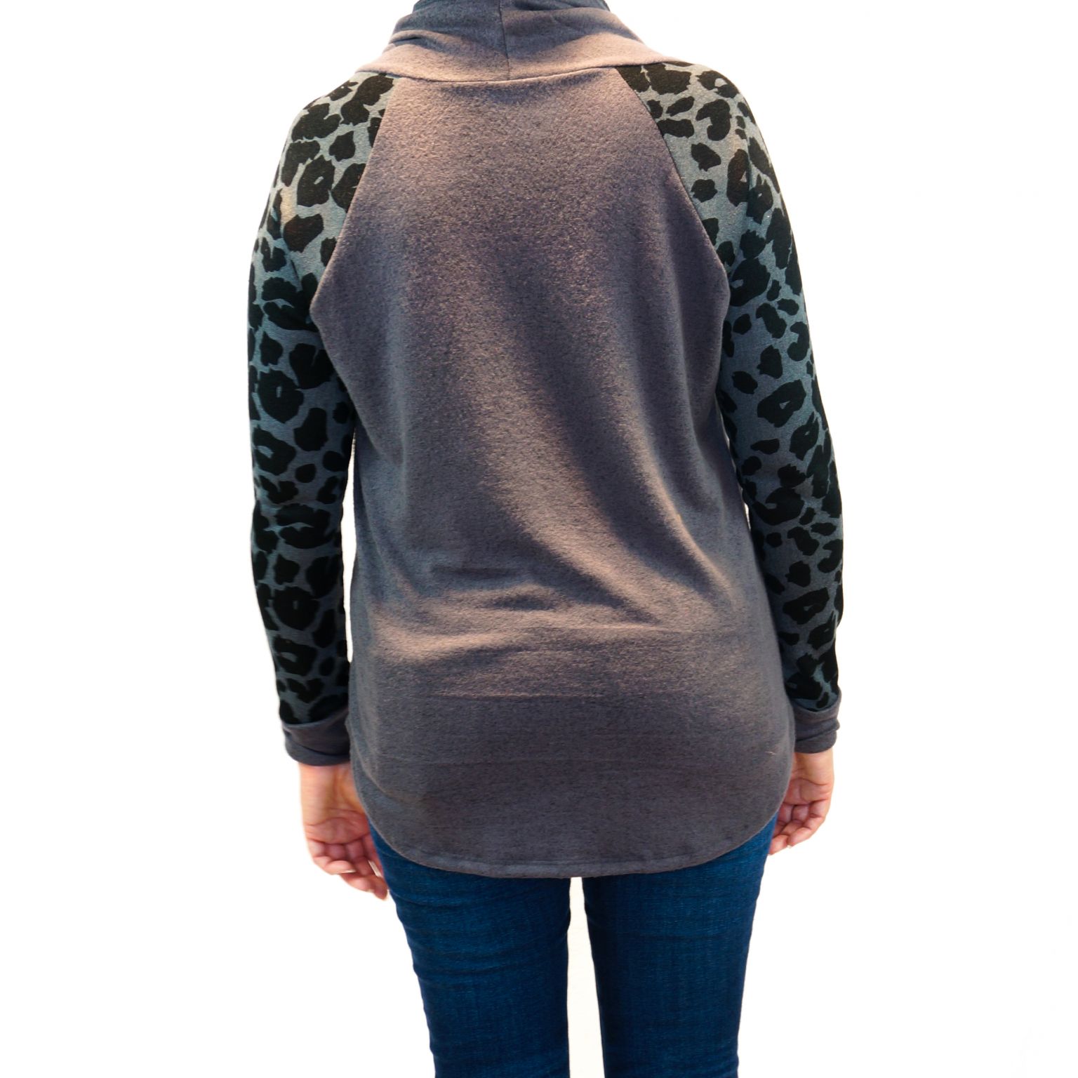 chunky leopard sweater