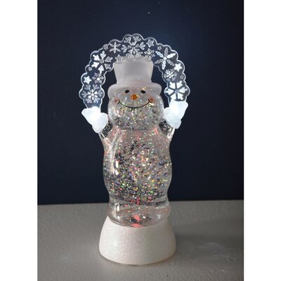 Lit Snowman Snowglobe