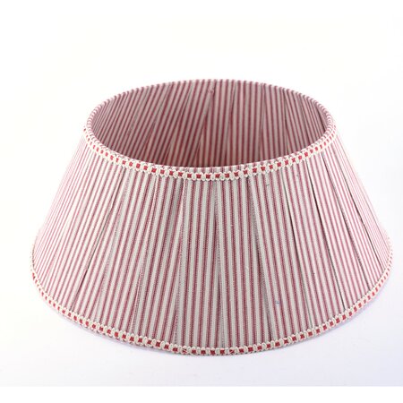 Red/Natural Stripe Tree Skirt