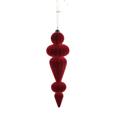 Red Velvet Finial Ornament